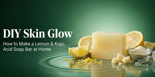DIY Skin Glow: How to Make a Lemon & Kojic Acid Soap Bar at Home